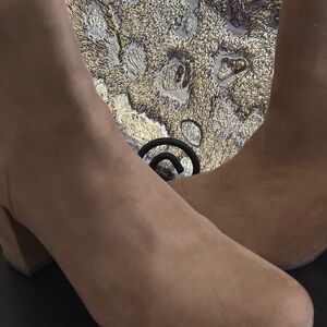 Cute ankle boots tan color